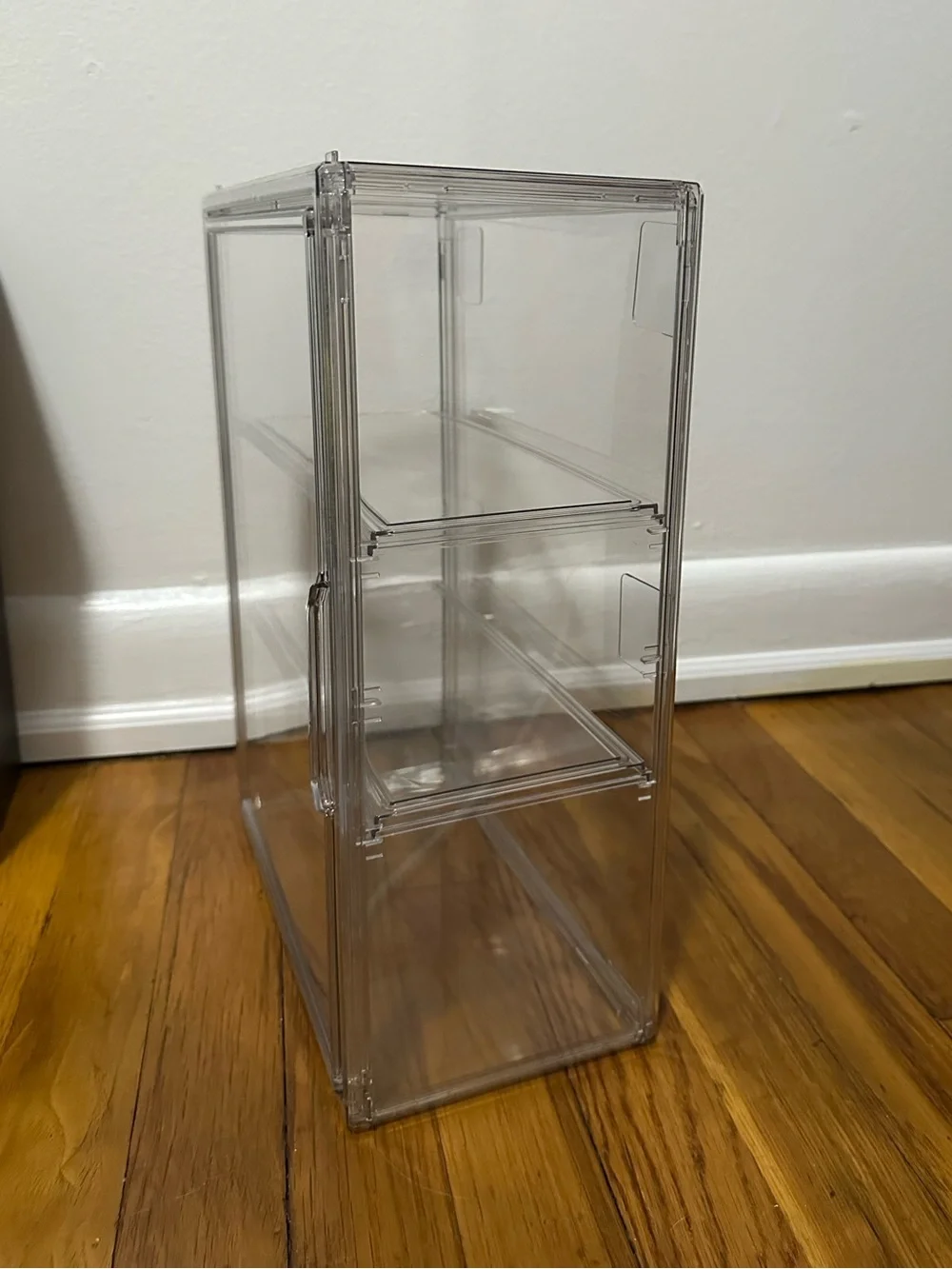 Clear Acrylic Wall Storage Shelf - Multi-Tier Organizer